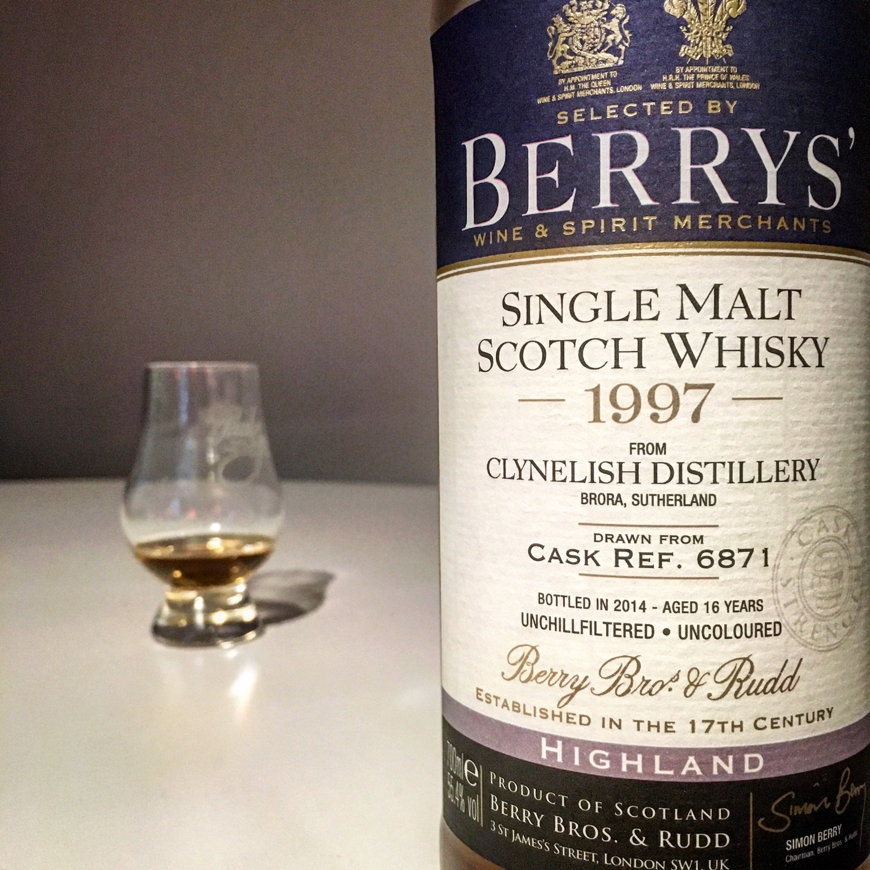 Clynelish 1997 (Berry Bros & Rudd)
