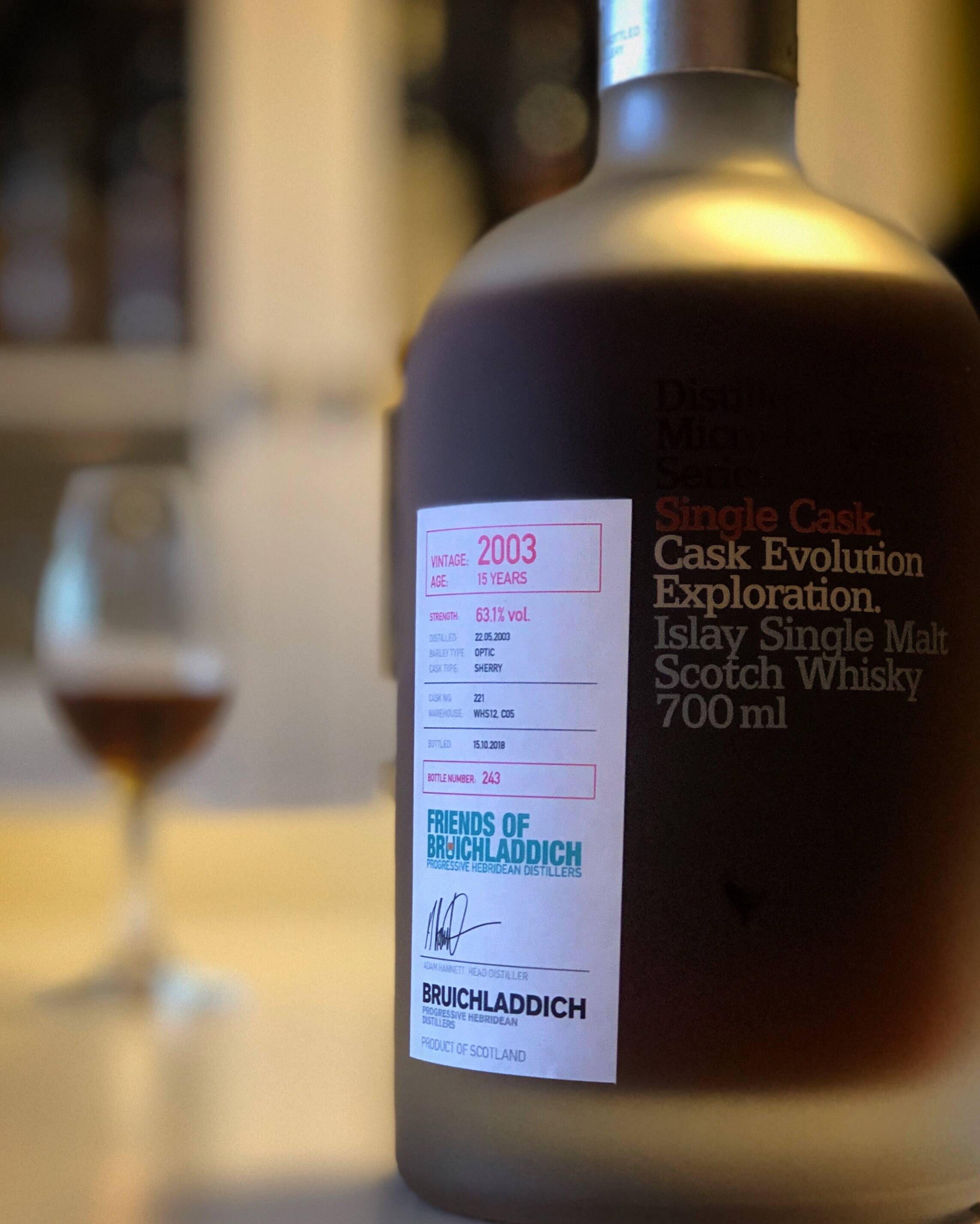Friends of Bruichladdich 15 Year Old Single Cask
