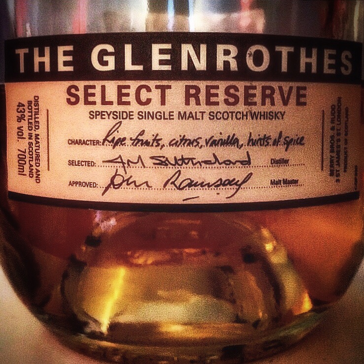 The Glenrothes 'Select Reserve' Single Malt - A Scot on Scotch