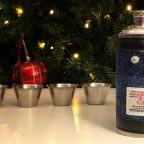 Christmas Gift Idea: Harris Tweed Hunting Hip Flask