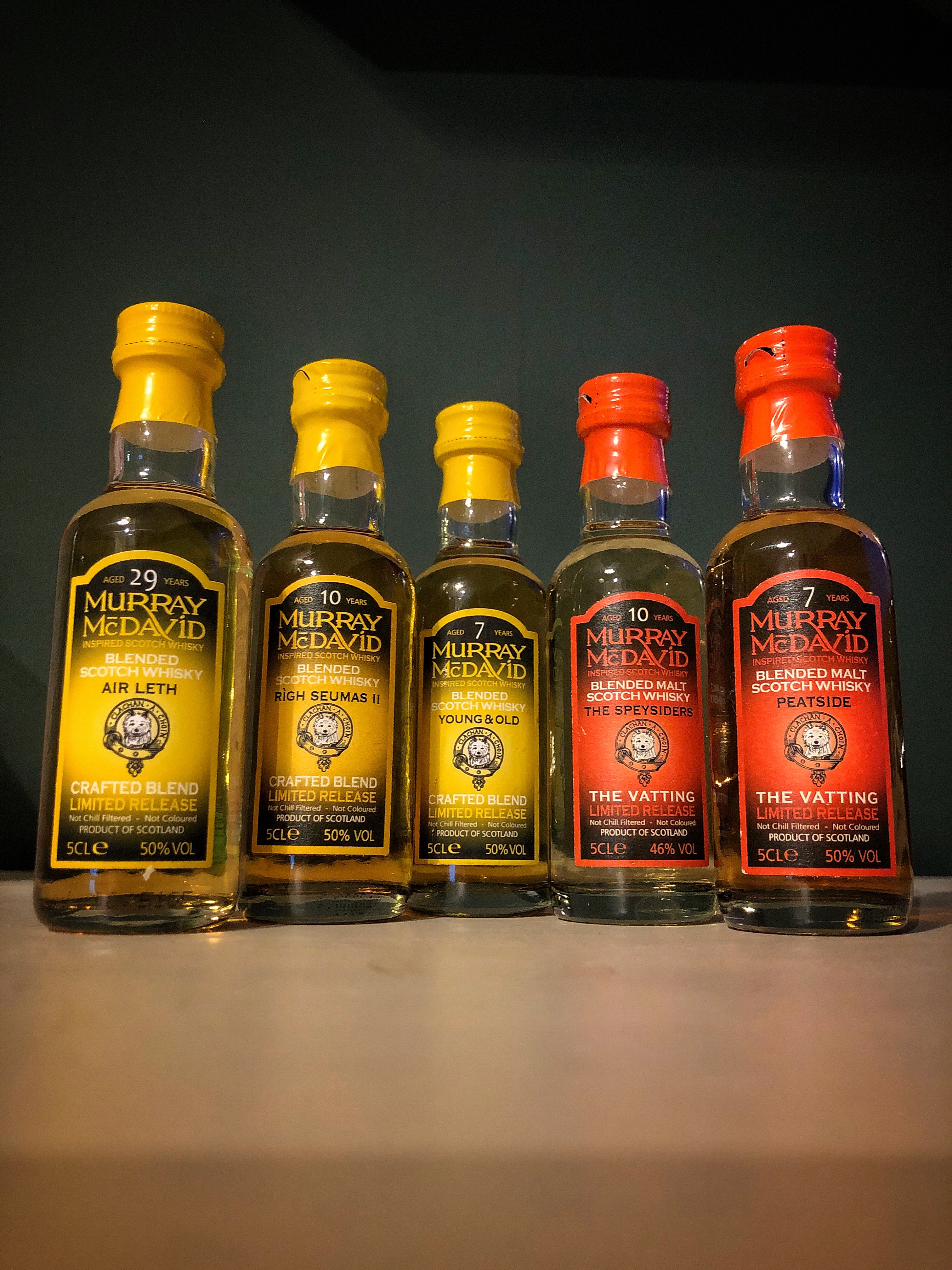 Murray McDavid Battle of the Blends Tasting