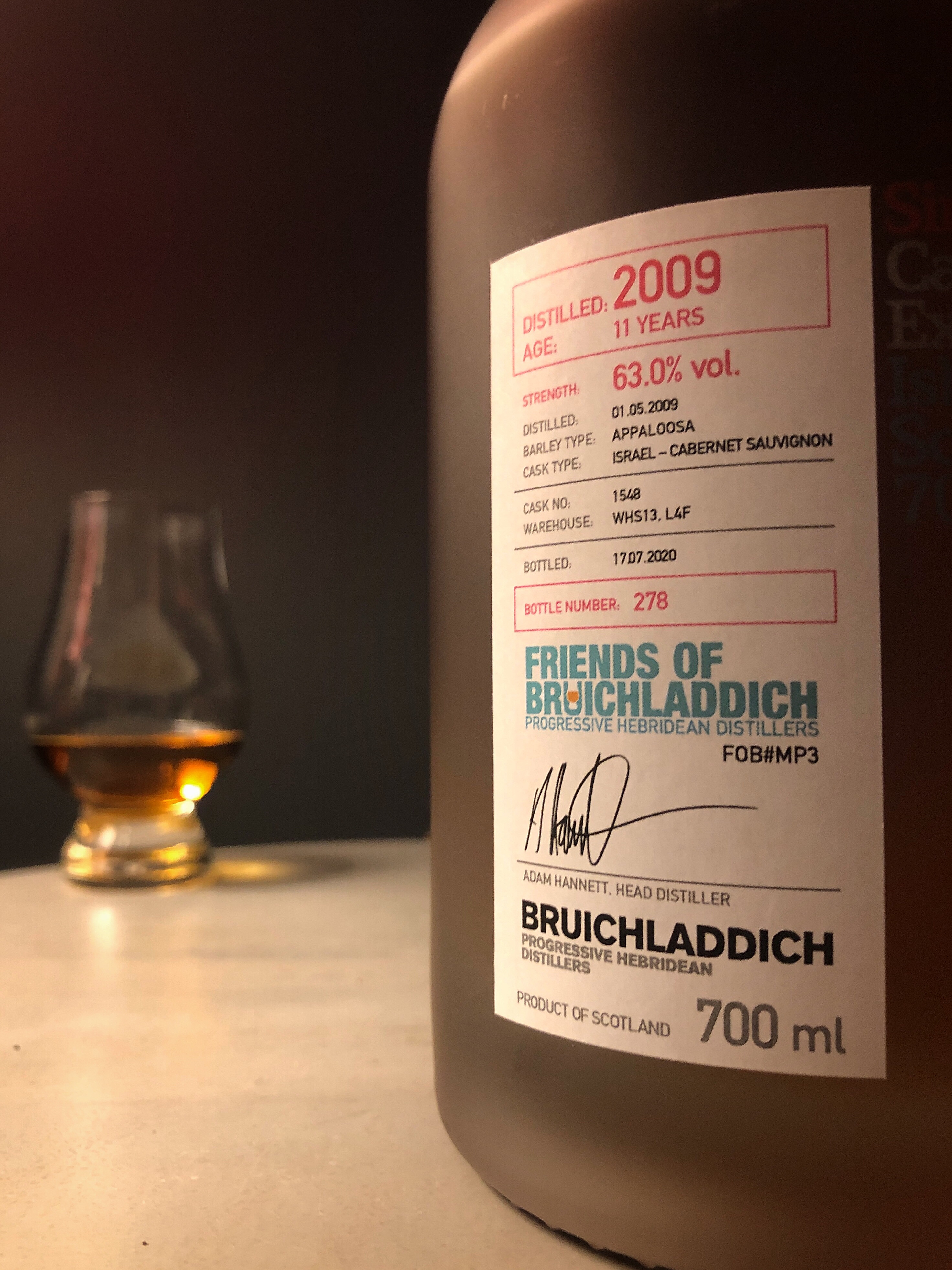 Friends of Bruichladdich 11 Year Old Single Cask