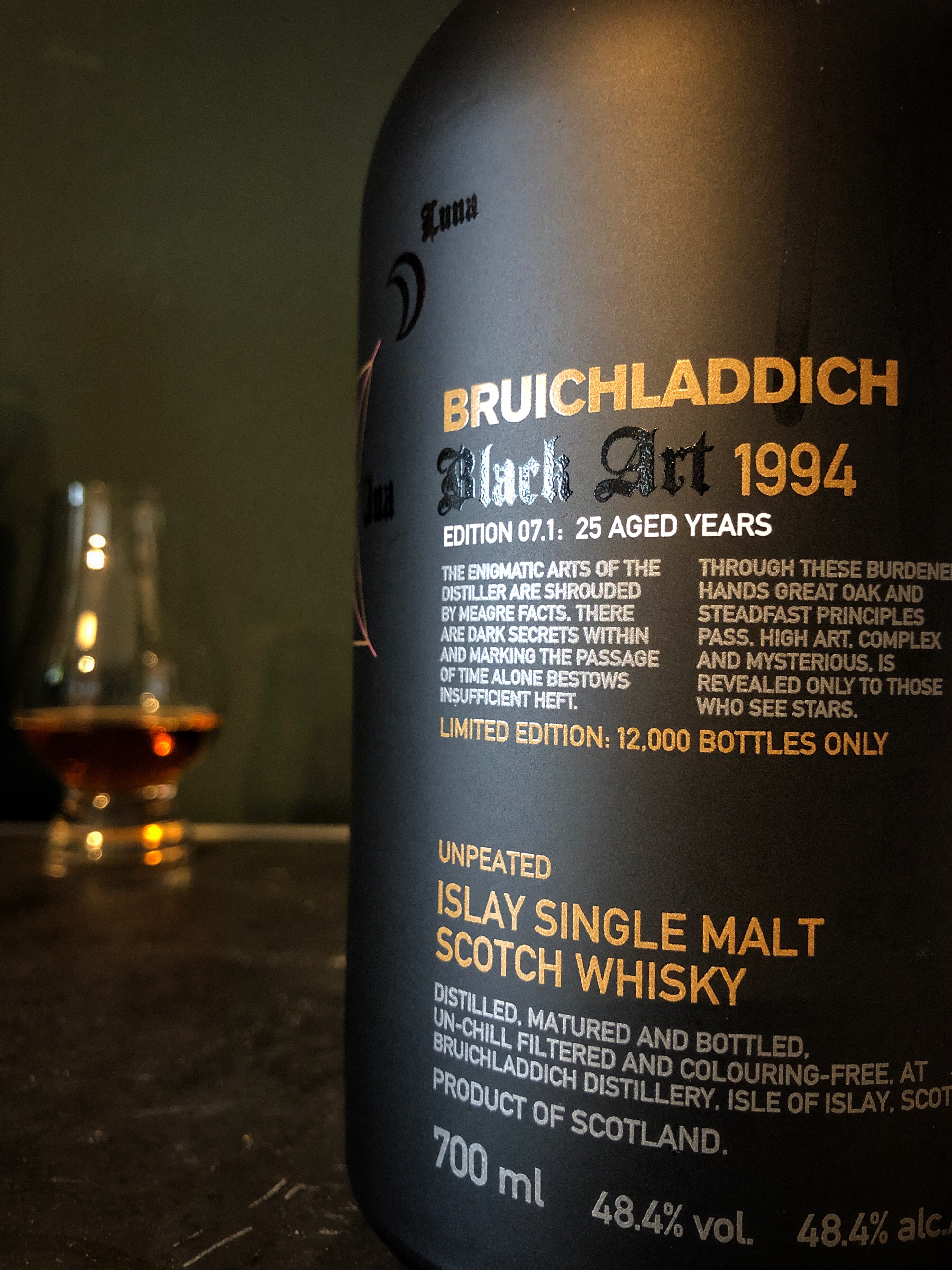 400th Review: Bruichladdich Black Art 7.1