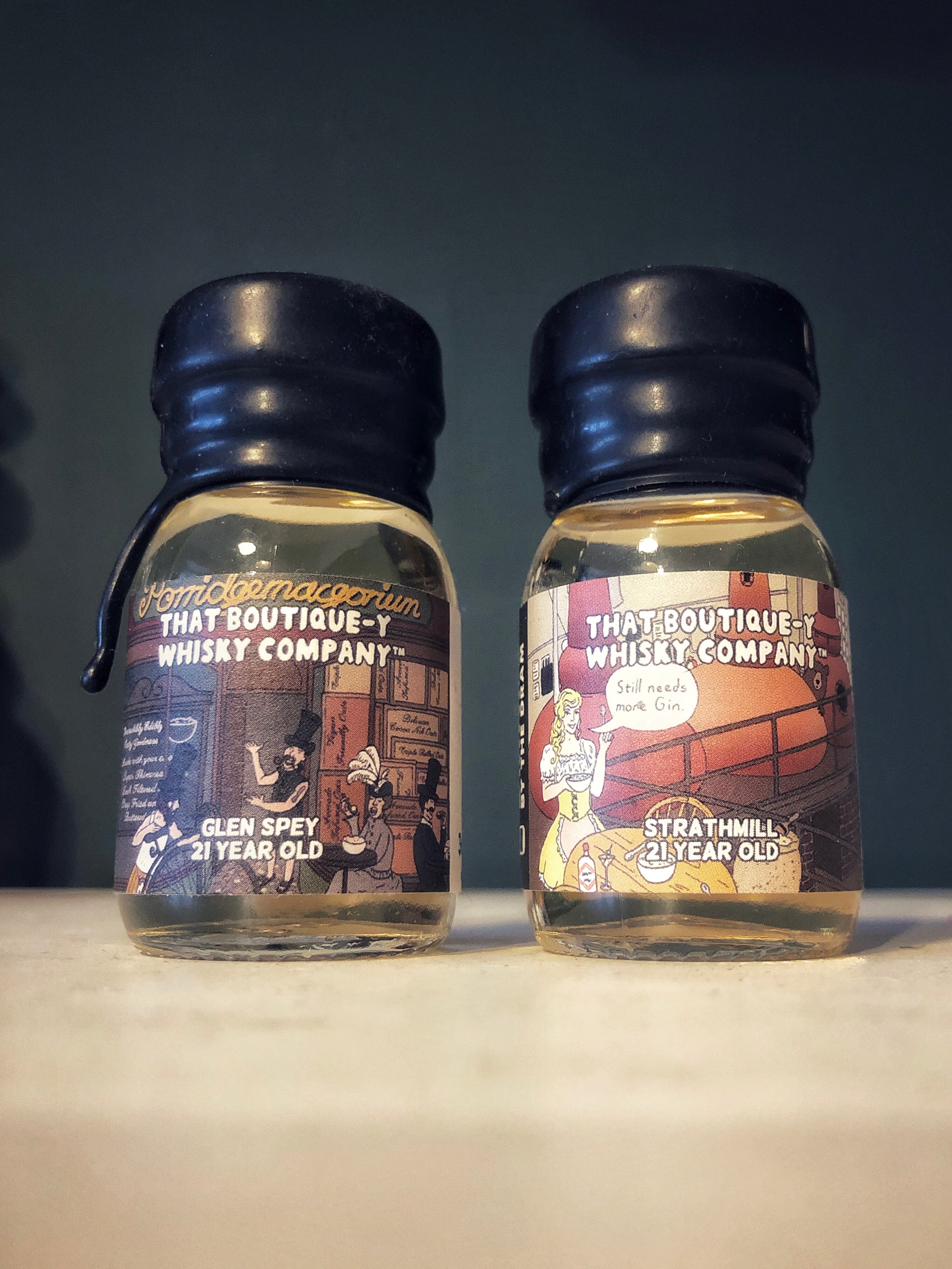 21 Year Old Speyside Single Malts from Boutique-y Whisky (Strathmill and Glen Spey)