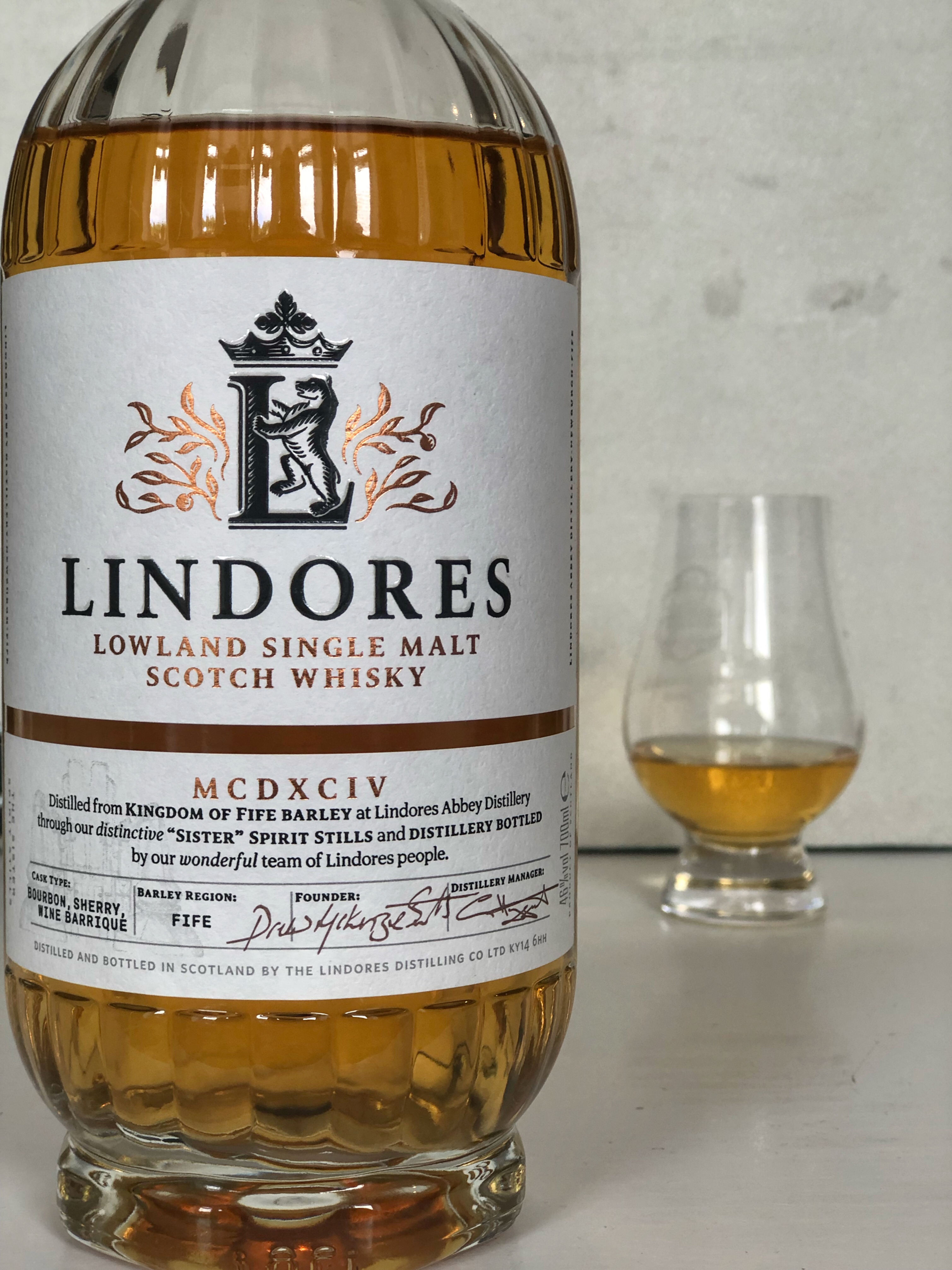 Lindores MCDXCIV Lowland Single Malt