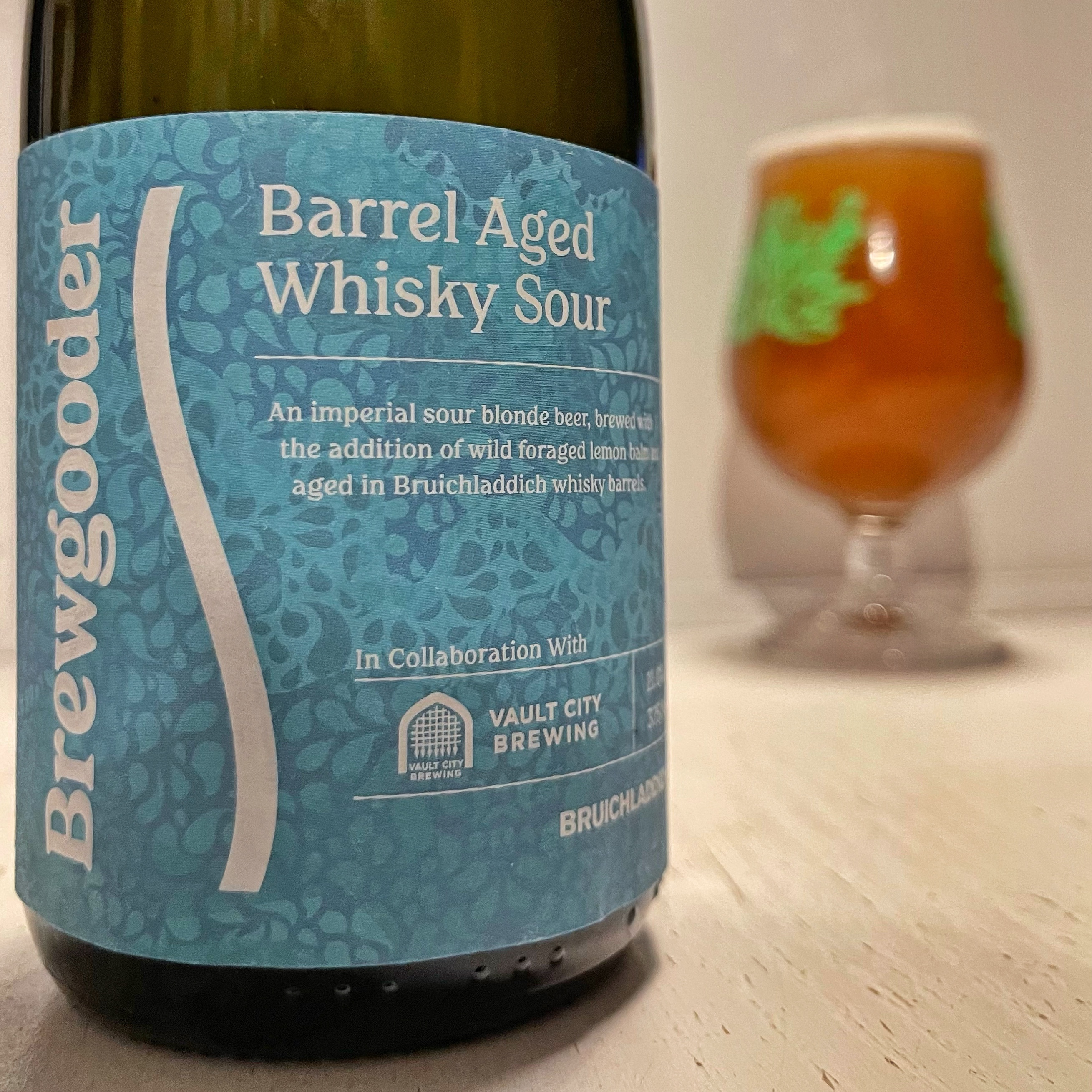 Brewgooder Barrel Aged Whisky Sour