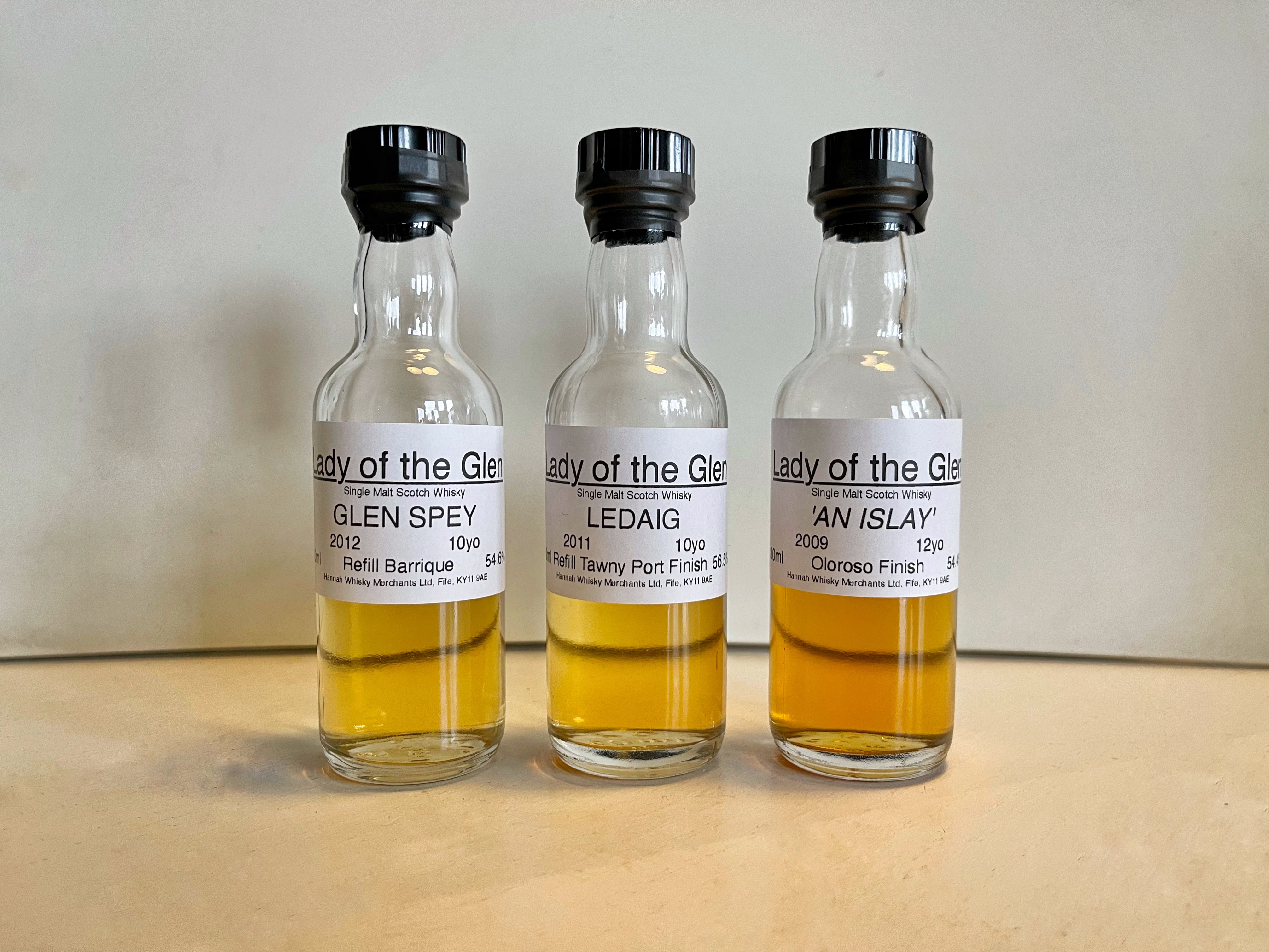 Lady of the Glen Single Casks April ’22 (part 1)