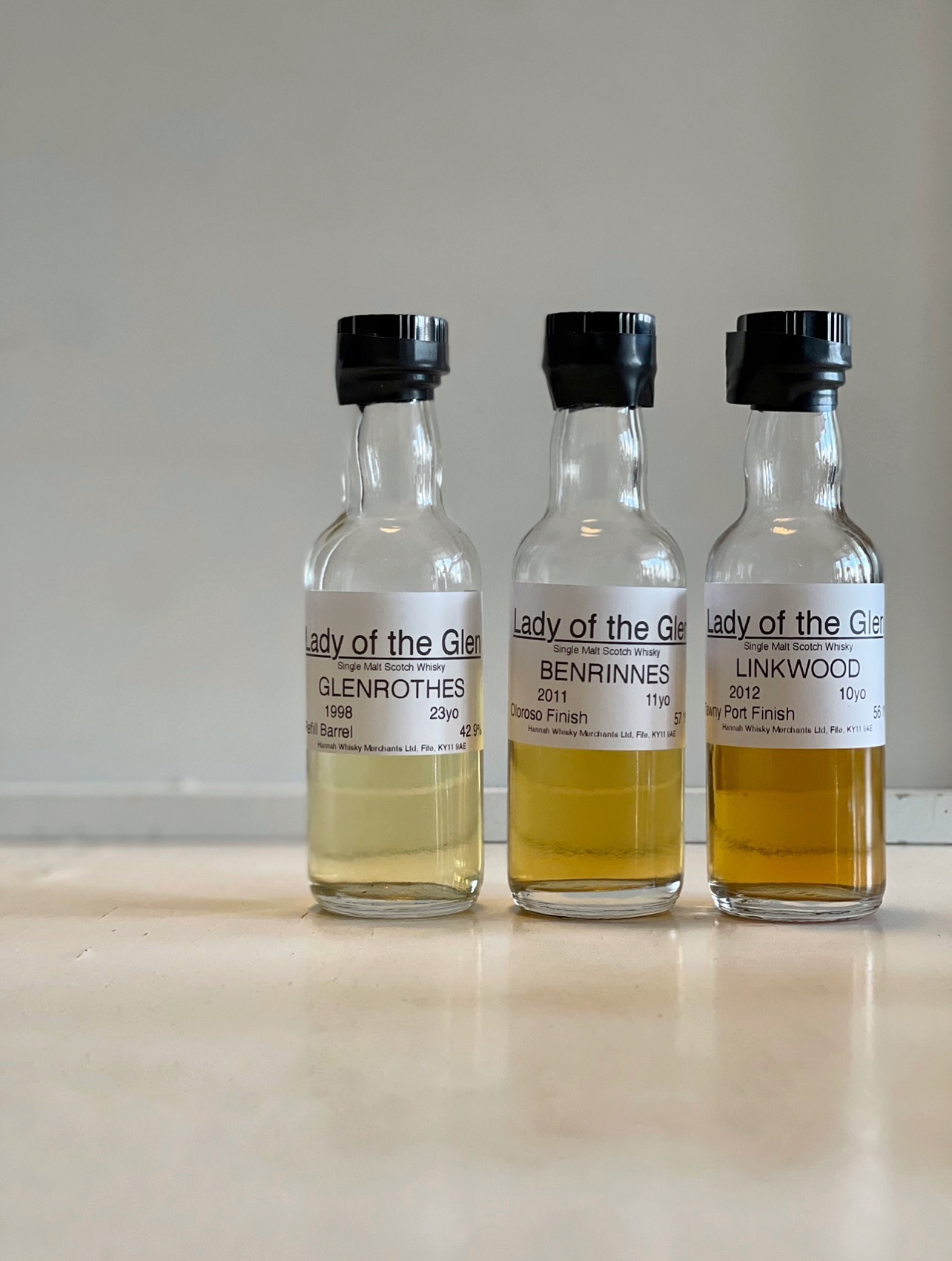 Lady of the Glen Single Casks (Glenrothes, Benrinnes, Linkwood)