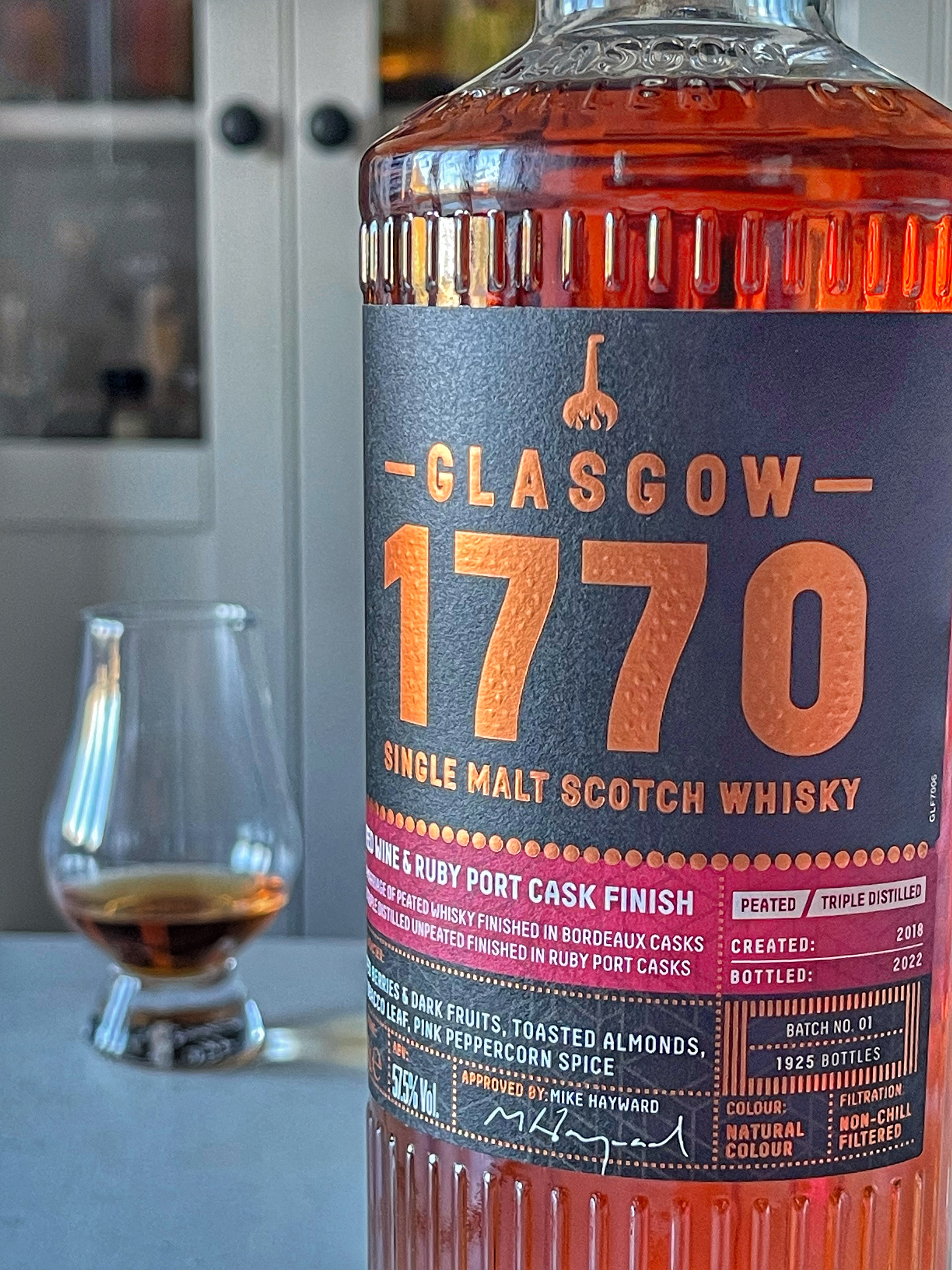 Glasgow 1770 Red Wine & Ruby Port Cask