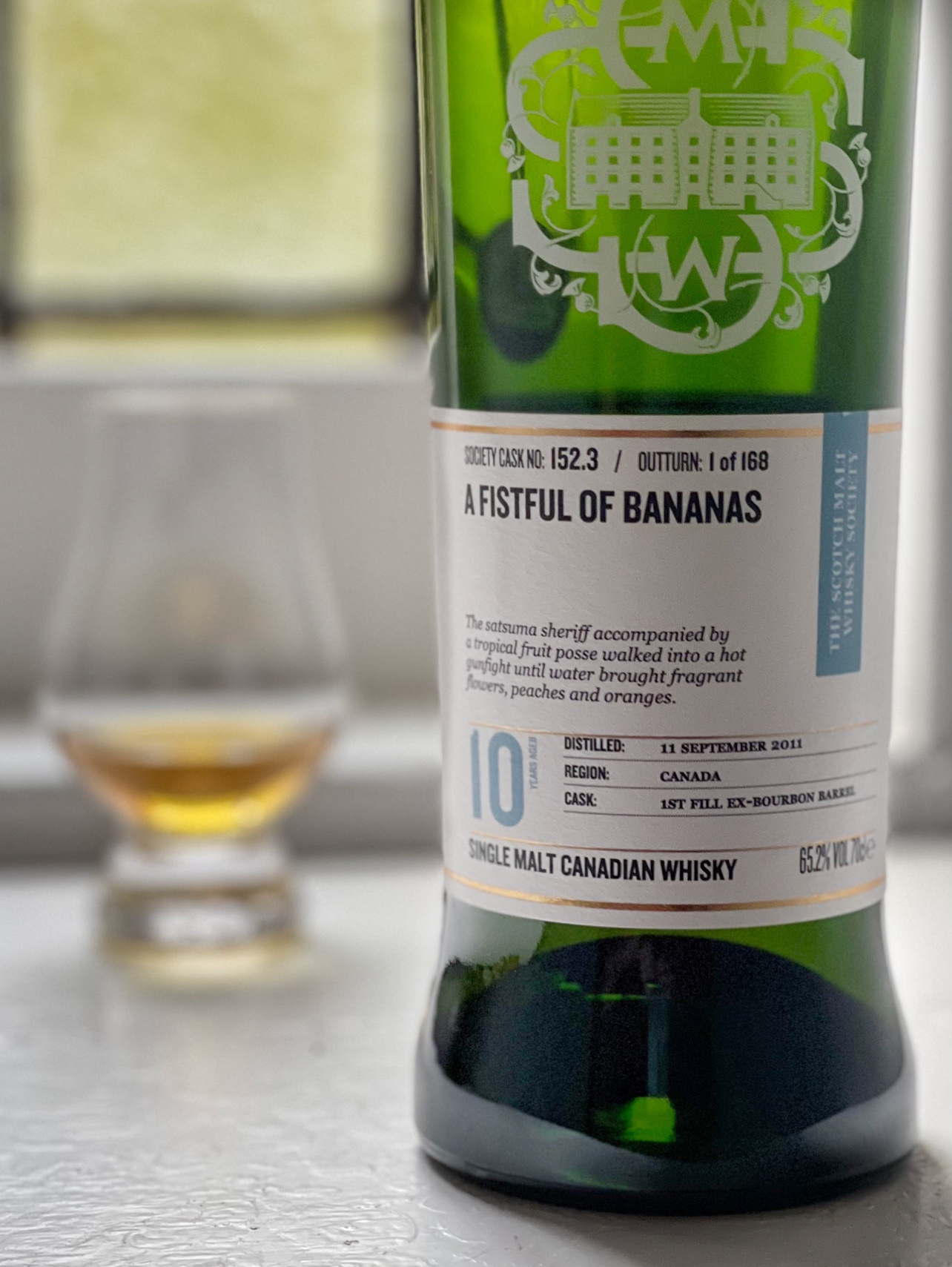 SMWS Cask No: 152.3 “A Fistful of Bananas”