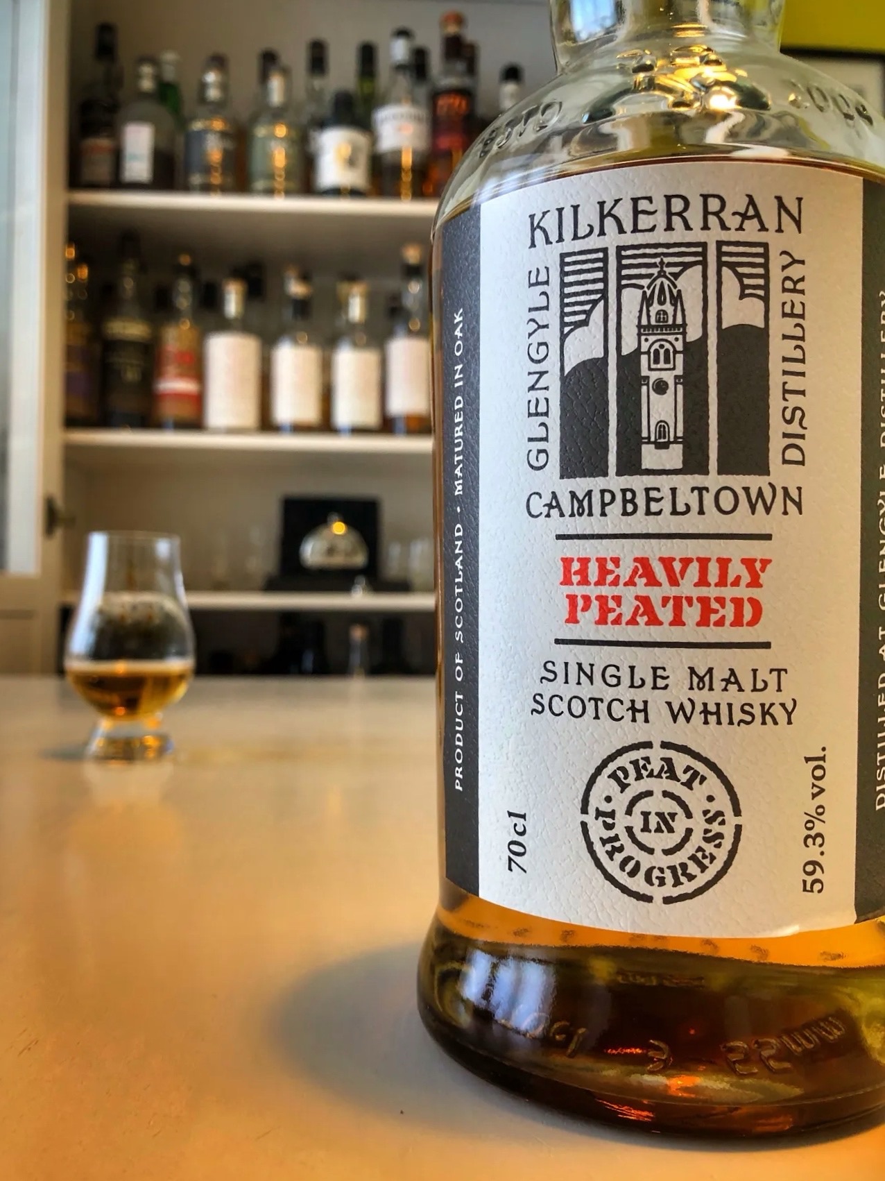 Kilkerran Peat in Progress