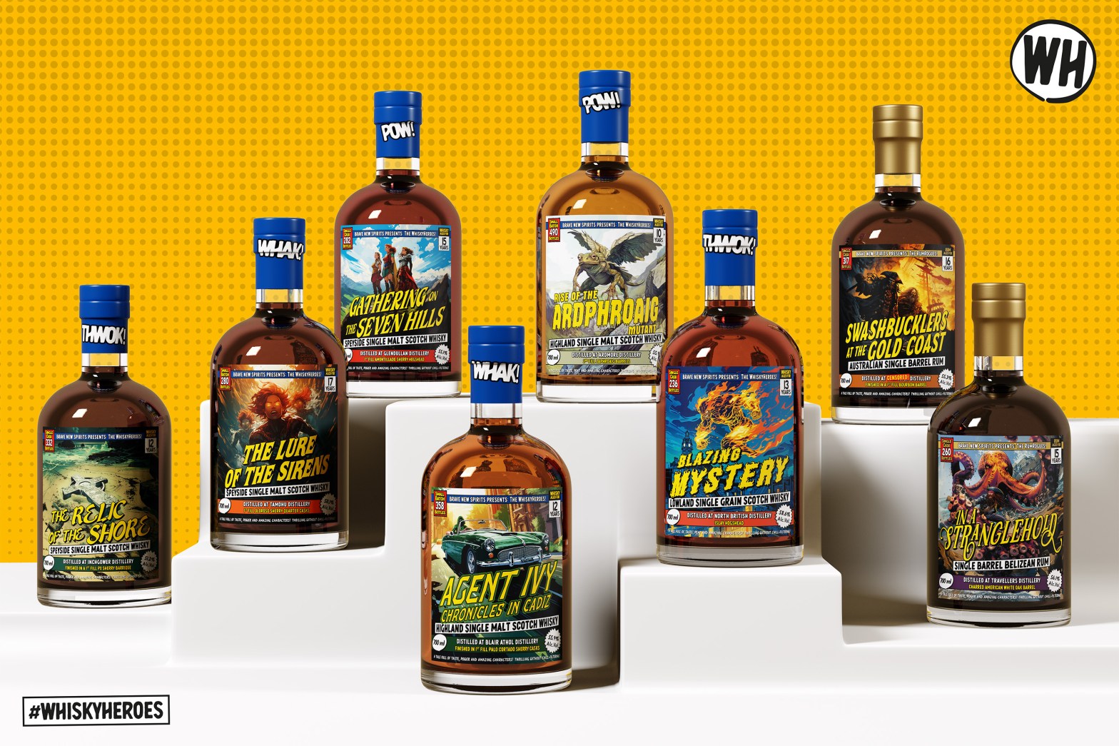 News: WhiskyHeroes Batch 2 from Brave New Spirits