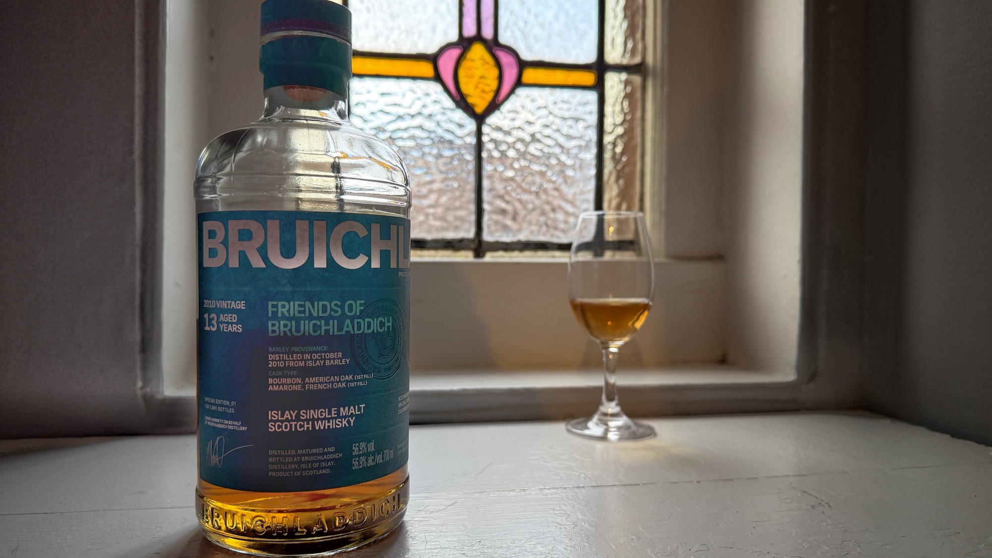 Friends of Bruichladdich 13-year-old. 2010 vintage.